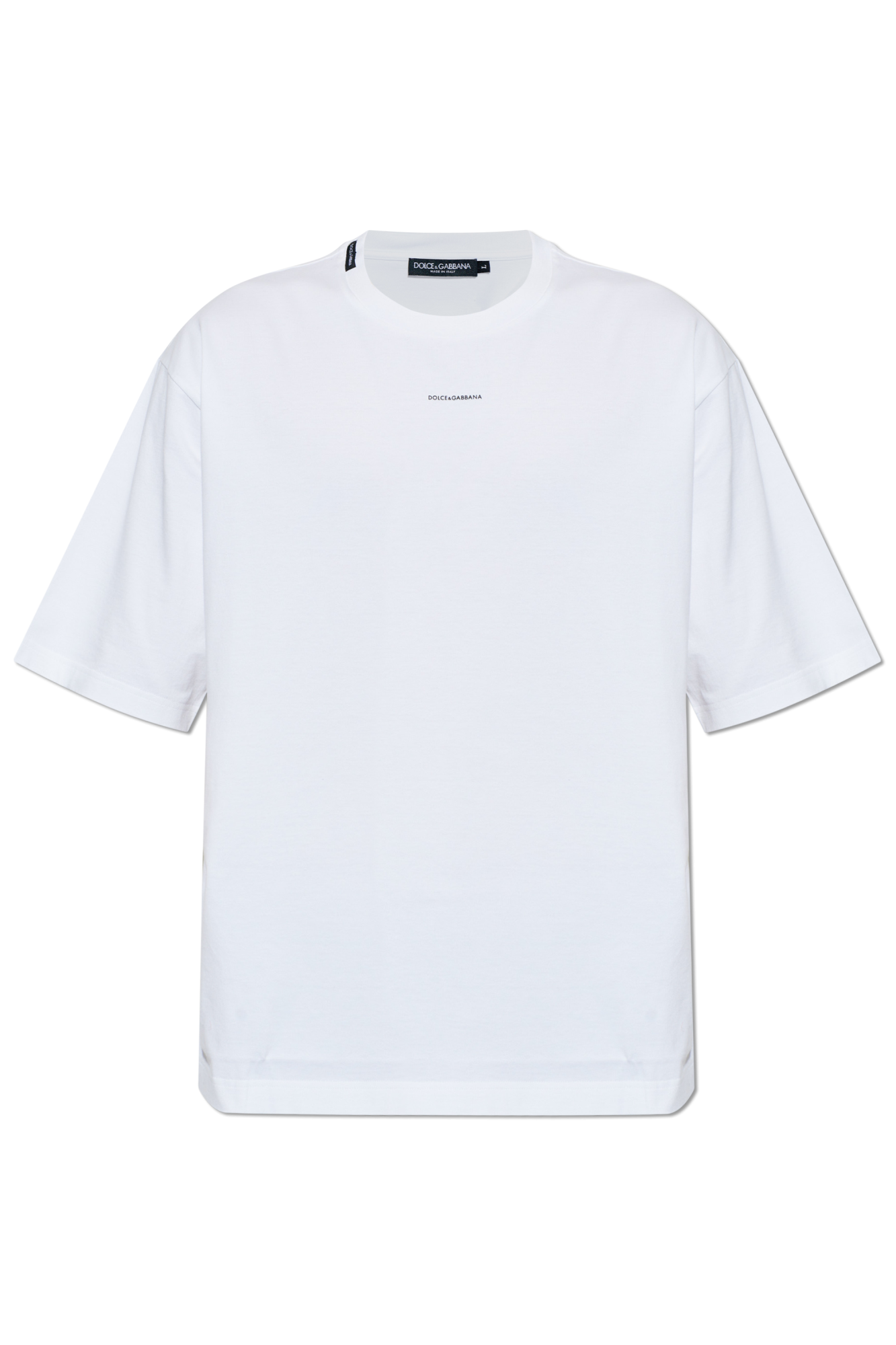 Dolce & Gabbana T-shirt with embossed logo | Men's | Vitkac